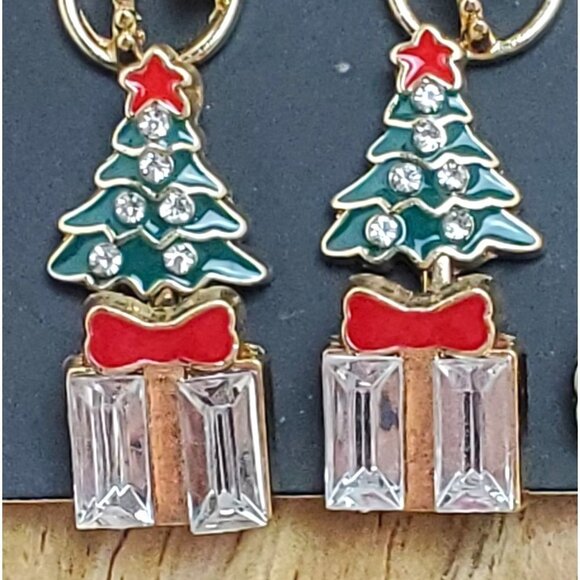 Christmas Earrings Post Back 12 Pairs - Picture 5 of 8